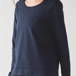 Lululemon Belle Long Sleeve Inkwell Pullover Navy Blue Women Sz XS thumbnail 1