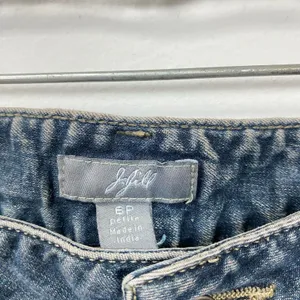 J.Jill womens petite size 6P straight leg blue jeans y2k‎ thumbnail 4