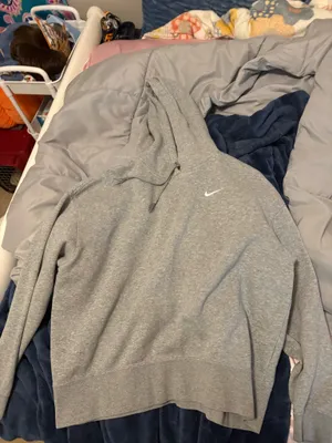 Grey Nike Hoodie Women’s thumbnail 1