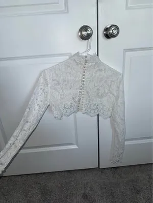 Bridal Bolero White thumbnail 3