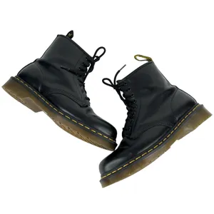 Dr. Martens 1460 Smooth Leather Black Lace Up Boots EU41 W9 M8 UK7 thumbnail 7