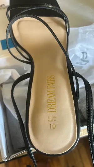 Dream Paris Black Strappy High Heels thumbnail 3