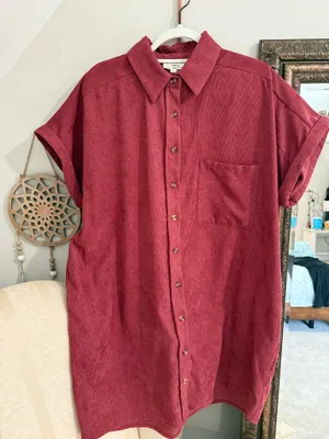 Boutique Red Courteroid dress thumbnail 1
