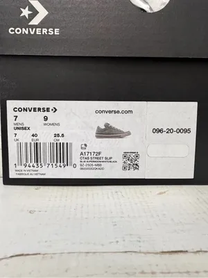 Converse Adult Street Ox Low Sneakers M7/W9 Blue Supermoon NIB thumbnail 8