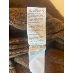 Point Sur J. Crew‎ Alpaca Merino Wool Blend Mockneck Sweater Women's Small Brown thumbnail 6