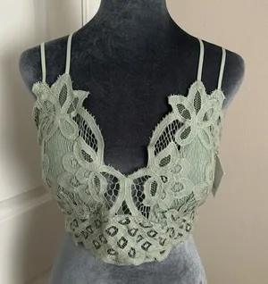 Brand New Bralette Green Size XL thumbnail 1