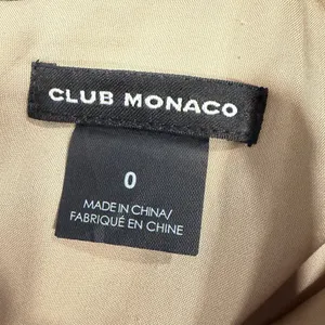 Club Monaco Size-0 Womens Dress Wool‎ Blend Lined with Leather Trim thumbnail 2