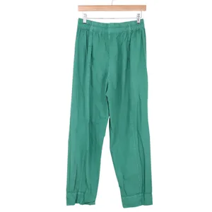 Free People Pants Womens XS Jogger Harem Green Seam Detail Excellent thumbnail 5