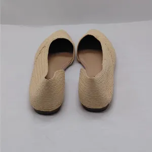 Cape Robbin Womens Raffia D'Orsay Flats Size 8.5 Pointed Toe Slip On Shoes thumbnail 8