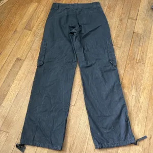 Vanilla Star Womens Size 2 W25 Dark Gray Cargo Utility Straight Leg Pants thumbnail 5