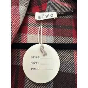 Plaid Waterfall Open Front Wool Polyester Vest New Size L Vibrant Autumn Vibe! thumbnail 8