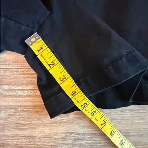 Banana Republic Black Chino Shorts Size 14 Cotton 90s Style XL Transitional thumbnail 7