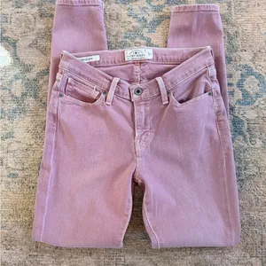 Lucky Brand NWOT Rose Pink Brooke Skinny Jeans thumbnail 3