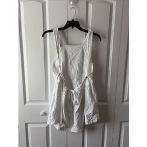 Free People free-est Va Va Volume Mini Dress - White Jacquard Size Small thumbnail 4