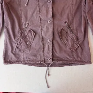 American Eagle Hooded Utility Field Jacket Womens XL Purple thumbnail 5