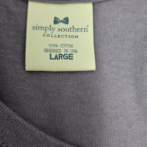 Simply Southern Light Purple Be Simple Live Better Short Sleeve Tee Size Large thumbnail 6