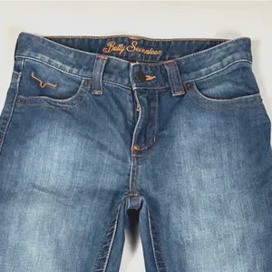 Kimes Ranch Betty Seventeen Jeans Women 2 x 32 Bootcut Cotton Western Frayed USA thumbnail 3