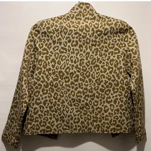 Vintage‎ Painted Pony Women's Cropped Leopard Blazer Jacket Made in USA Small thumbnail 4