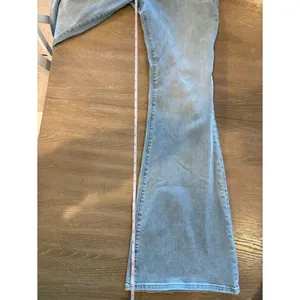 Abercrombie Ultra High Rise Flare Jeans Light Wash Size 27 Regular thumbnail 5