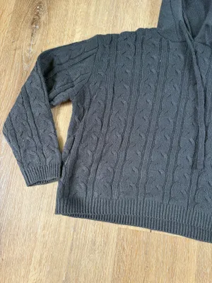 FashioNova Grey Cable Knit Matching Sweater Set thumbnail 3
