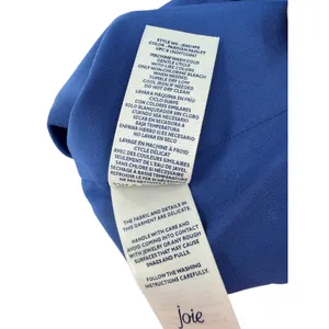Joie Parisian Paisley Blue Tiered Midi‎ Dress V-Neck Long Sleeve Womens L Flowy thumbnail 8