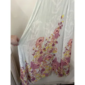 Intimately Free People Blue Floral Embrace It Maxi Dress Open Back S Square Neck thumbnail 9