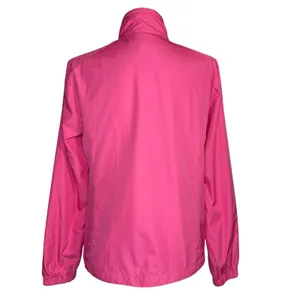 Ralph‎ Lauren Golf Medium Pink Womens Full Zip Windbreaker Jacket Embroidered thumbnail 6