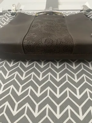 New With Tag Brown Faux Leather Small Handbag. thumbnail 5