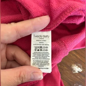 Sweaty Betty After Class Sport Sweatshirt Tayberry Pink NWT Size XL thumbnail 3