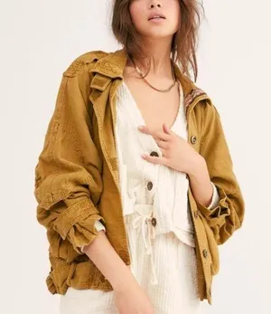 Free People | Jayde Safari Bomber Jacket thumbnail 1