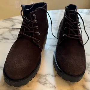 NWOT Marc Joseph Brown Suede Leather Spring Street Bootie Sz 6 No Box sold out thumbnail 8