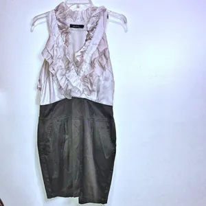Arc and Co Victorian style ruffle dress Anthropologie M Y2K thumbnail 4