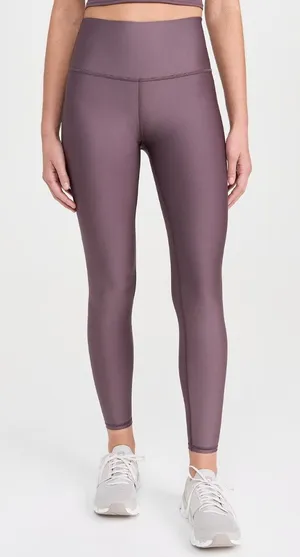 Alo 7/8 Airlift High Waist Leggings Raisinette Purple Small thumbnail 1