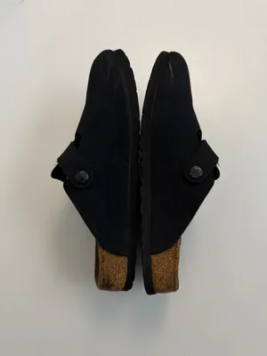 Birkenstock Clogs Boston Birki’s Potato Slip On Comfort Travel Lightweight Black thumbnail 6