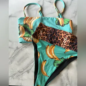 Beach Riot Highway Bottom Banana Leopard and Bikini Swimsuit Women’s Sz XS thumbnail 3