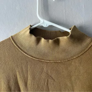 Aerie Golden Brown Mountain Season Mock Neck Sweatshirt Size Large thumbnail 3