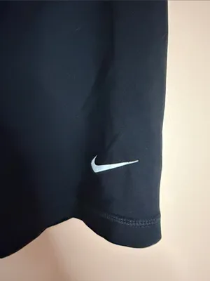 Nike Black Kids Pro Compression Shorts with White Swoosh thumbnail 4