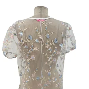 Dolls Kill Sugar Thrillz Forbidden Garden Dress‎ Embroidered Floral Sheer Medium thumbnail 8