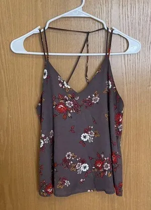 Wet Seal Floral Tank Top thumbnail 1