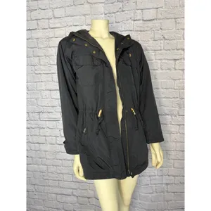 Vintage BOGNER Hooded black ladies ski jacket size medium thumbnail 5