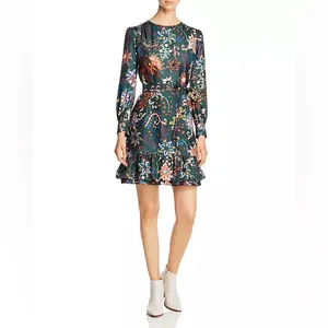 Tory Burch Printed Silk‎ Twill Shift Dress, Size 10 thumbnail 11