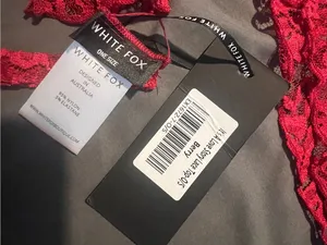 NWT white fox it’s a love story lace top in berry OS thumbnail 10