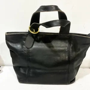 Vintage Coach Soho Black Waverly 4133 Small Tote Handbag Gold Hardware thumbnail 6
