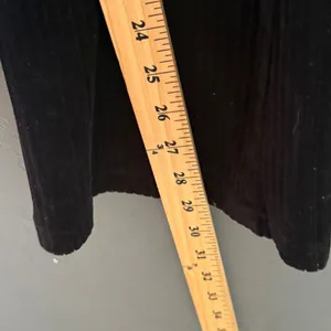 Urban Outfitters Black Corduroy Flare Pants High Rise‎ Stretch Size M/M Boho thumbnail 6
