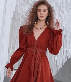 Flared Hem Dress thumbnail 3