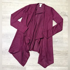 •MUDD• BURGUNDY CARDIGAN thumbnail 1