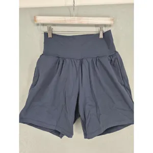 Halara Womens Athletic Shorts Navy Blue Softlyzero Airy High Waisted Medium thumbnail 2