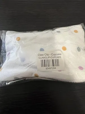 PARKE "Cupcake" Claw Clip & Pouch - Sold Out Birthday Drop thumbnail 2