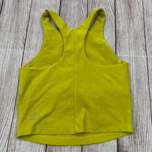 Beyond Yoga Womens XS Chartreuse Green Heathered Racerback Crop Tank Shelf Bra thumbnail 4