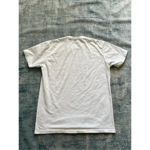 Glittering South White Tan Leopard Print Lightning Bolt Western Tee Large thumbnail 2